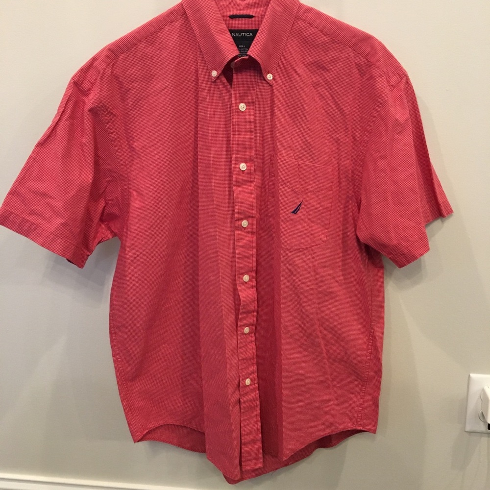 3/$25 Nautica Short Sleeve Button Down